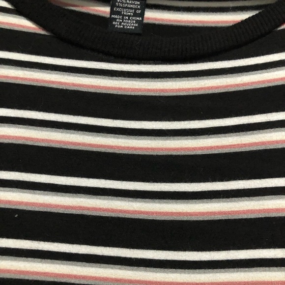Striped T-shirt dress - Picture 2 of 2